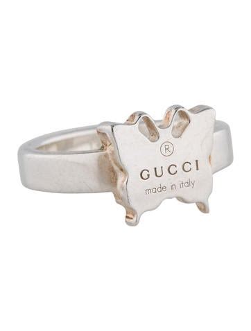 gucci butterfly ring size 6|Gucci Butterfly Ring 6 3/4 .